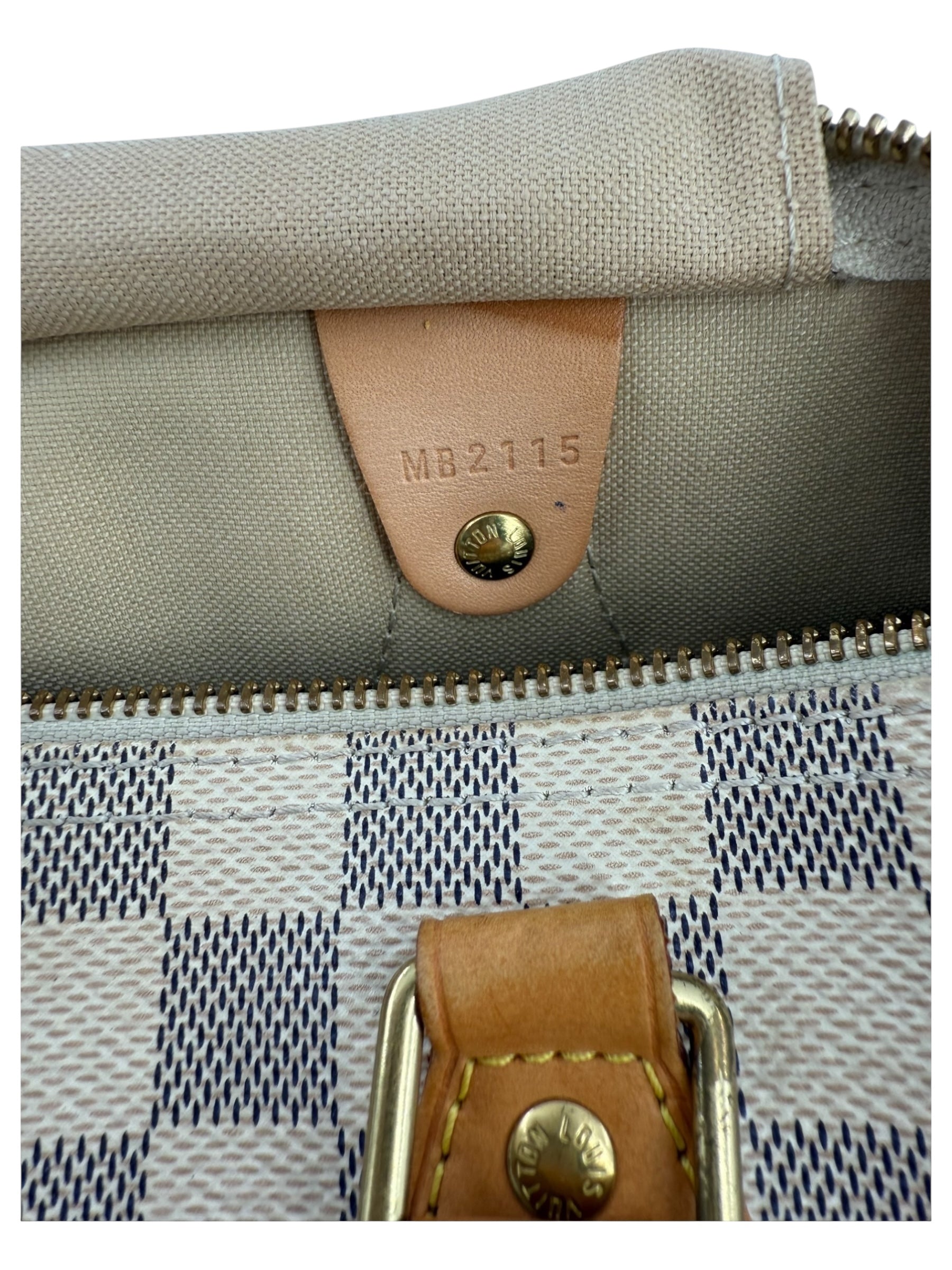 Louis Vuitton Speedy 30 Damier Azur